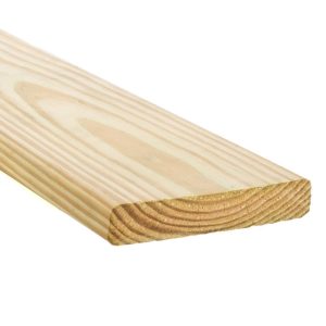 Tabla deck pino tratado 1"x6"x3.30