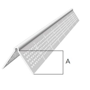 Cantonera PVC vinyl corp doble rebaje 10¨