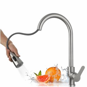Canilla Monocomando Griferia Pico Extensible- aluminio