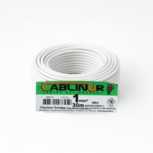 Cable 1x1-30mts Blanco